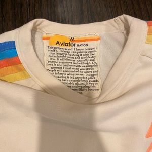Aviator nation cropped sweater